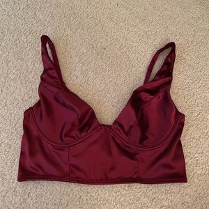 Out from under urban outfitters satin corset top